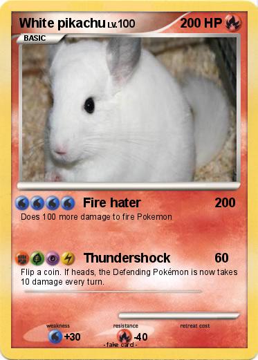 Pokemon White pikachu