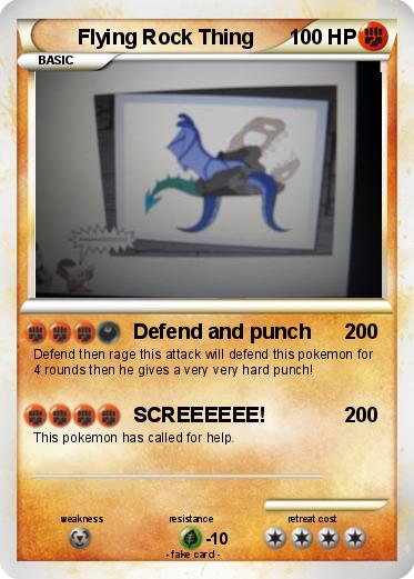 Pokemon Flying Rock Thing