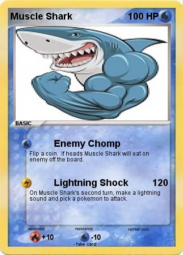 Pokemon Muscle Shark