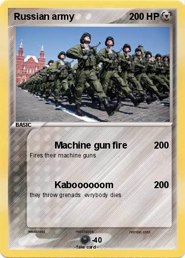 Pokemon Russian army
