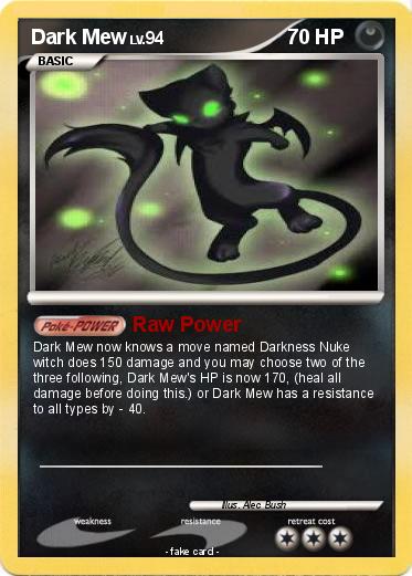 Pokemon Dark Mew