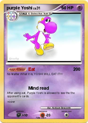 Pokemon purple Yoshi