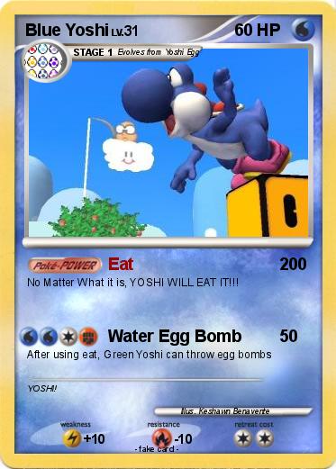 Pokemon Blue Yoshi