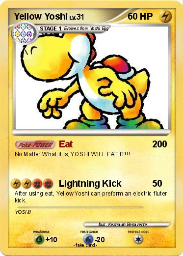 Pokemon Yellow Yoshi