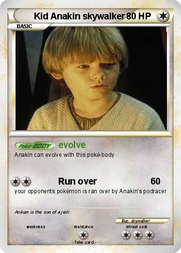 Pokemon Kid Anakin skywalker