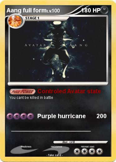 Pokemon Aang full form
