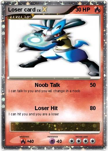 Pokemon Loser card