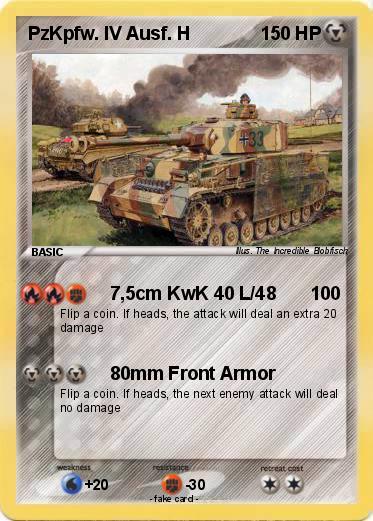 Pokemon PzKpfw. IV Ausf. H