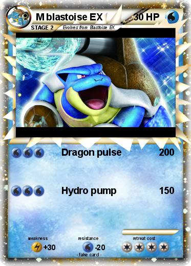 Pokemon M blastoise EX