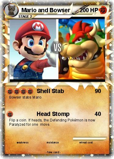 Pokemon Mario and Bowser