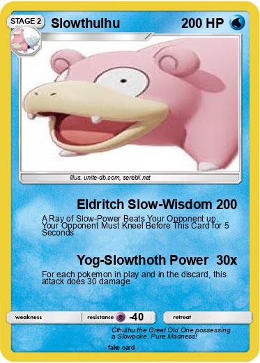Pokemon Slowthulhu