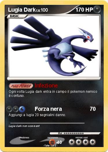 Pokemon Lugia Dark