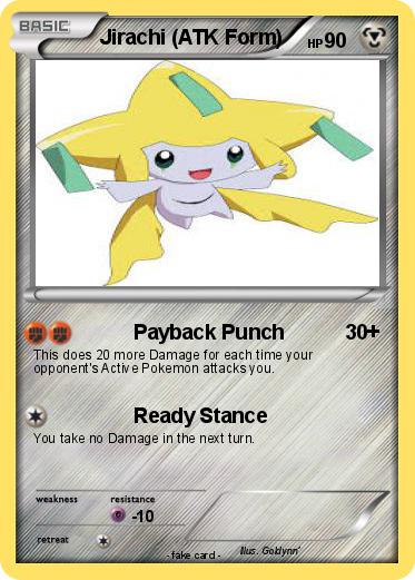 Pokemon Jirachi (ATK Form)