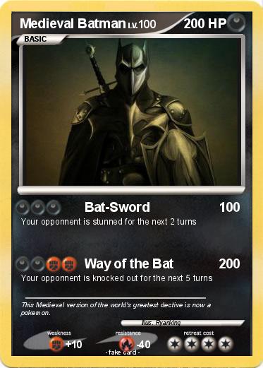 Pokemon Medieval Batman