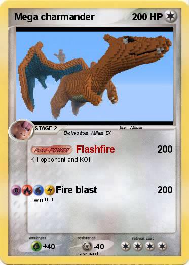 Pokemon Mega charmander