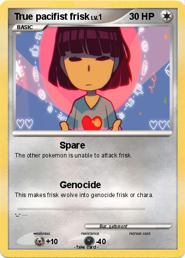 Pokemon True pacifist frisk