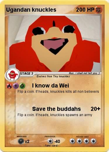 Pokemon Ugandan knuckles