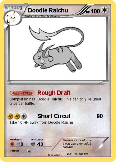 Pokemon Doodle Raichu