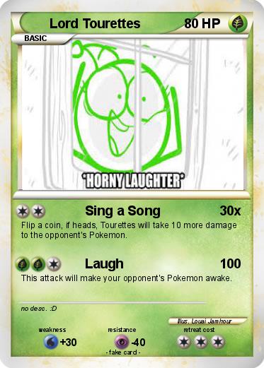 Pokemon Lord Tourettes
