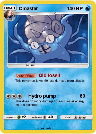 Pokemon Omastar
