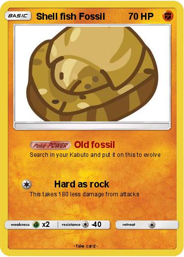 Pokemon Shell fish Fossil