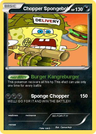 Pokemon Chopper Spongebob