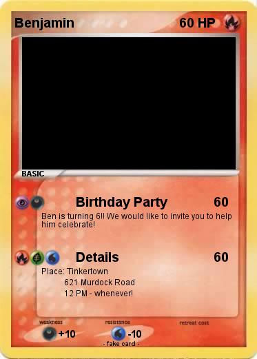 Pokemon Benjamin