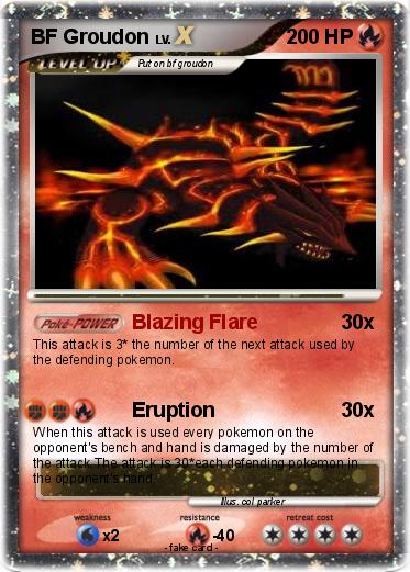 Pokemon BF Groudon