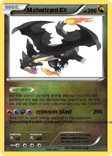 Pokemon M charizard EX