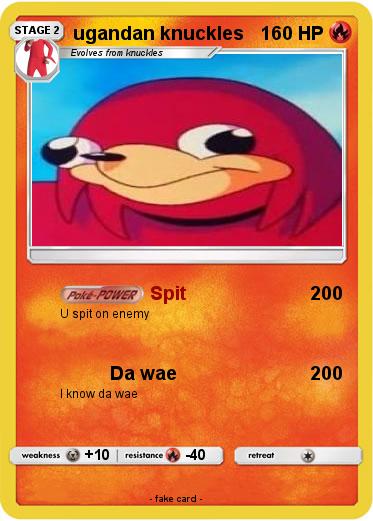 Pokemon ugandan knuckles