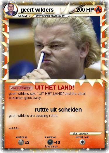 Pokemon geert wilders