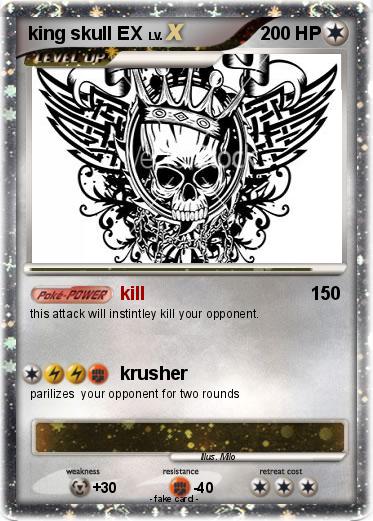 Pokemon king skull EX