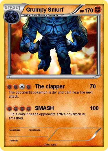 Pokemon Grumpy Smurf