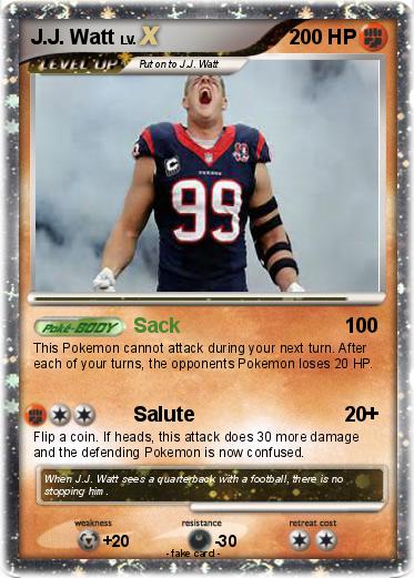 Pokemon J.J. Watt