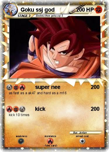 Pokemon Goku ssj god