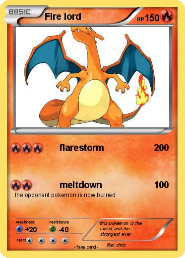 Pokemon Fire lord