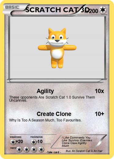 Pokemon SCRATCH CAT 3D