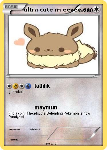 Pokemon ultra cute m eevee ex