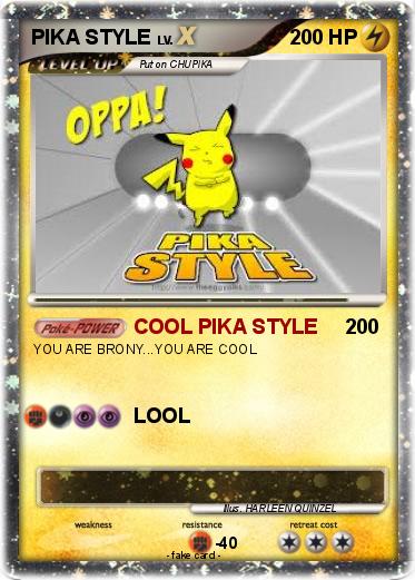 Pokemon PIKA STYLE