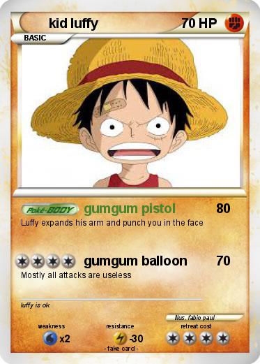 Pokemon kid luffy