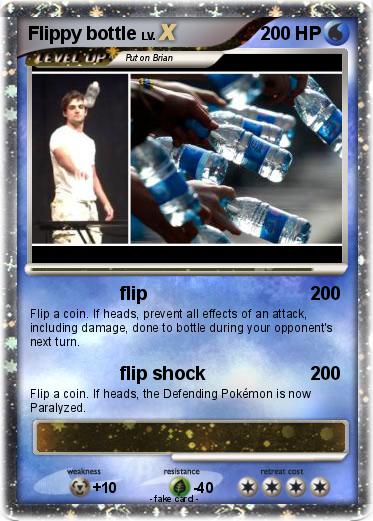 Pokemon Flippy bottle