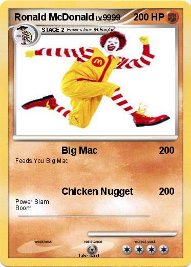 Pokemon Ronald McDonald