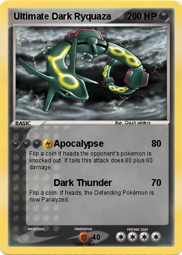 Pokemon Ultimate Dark Ryquaza