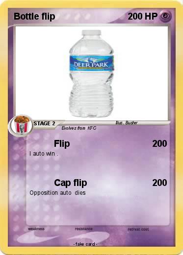 Pokemon Bottle flip