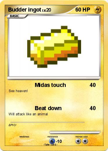 Pokemon Budder ingot