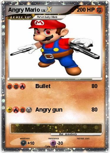 Pokemon Angry Mario
