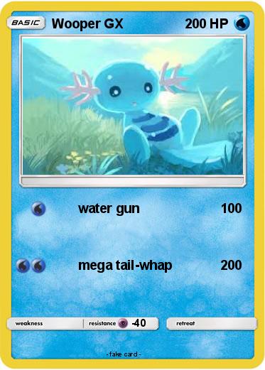 Pokemon Wooper GX