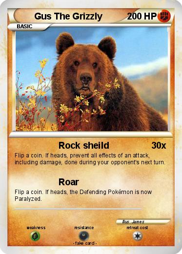 Pokemon Gus The Grizzly