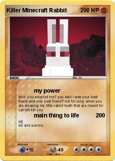 Pokemon Killer Minecraft Rabbit