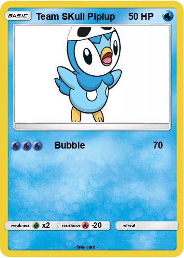Pokemon Team SKull Piplup